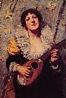 The Mandolin Player by William Merritt Chase